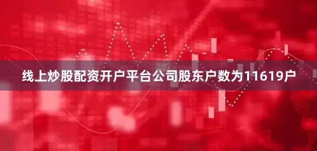 线上炒股配资开户平台公司股东户数为11619户
