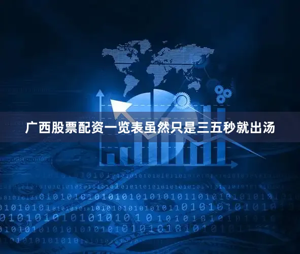 广西股票配资一览表虽然只是三五秒就出汤